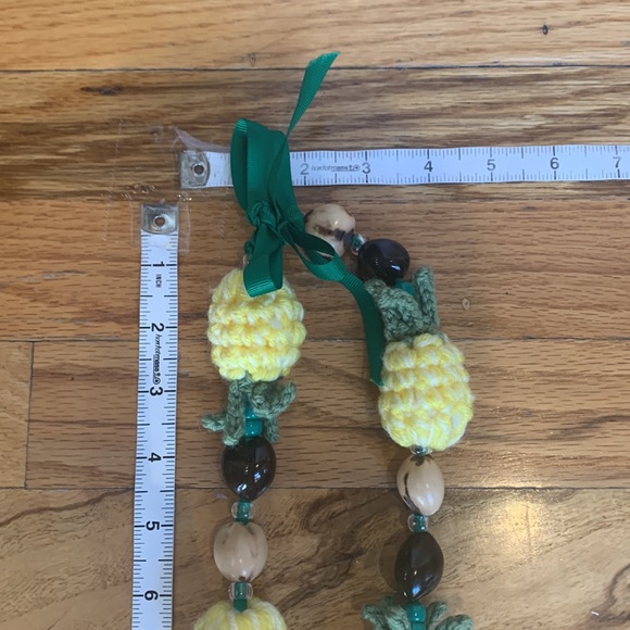 Authentic crochet lโai from Hawaii. Pineapple and shells - Picture 3 of 3